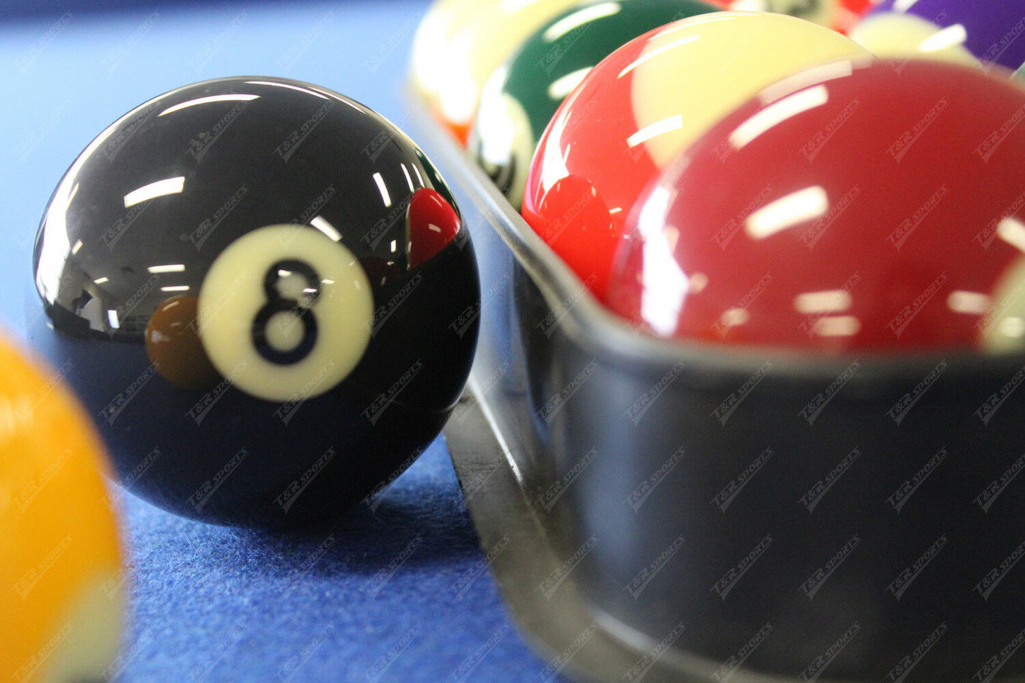 Pool Billiards Plastic 8 Ball Snooker 15 Ball Triangle 2 Inch