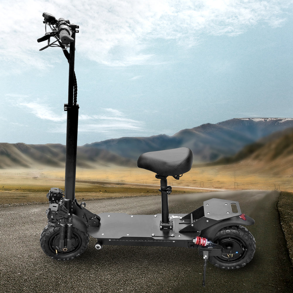 GLIDER 11SQSD Dual Motors* 1000W Electric Scooter w/ Seat 48V 13AH Battery