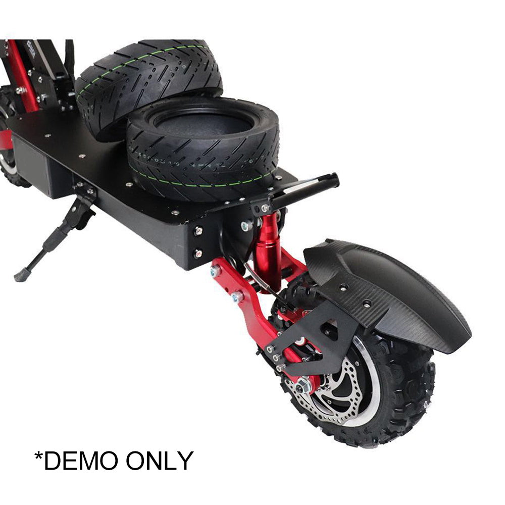 GLIDER ES-M8-Max 2800W*2 60V 21Ah Foldable Electric Scooter Portable LED Display Device - Black&Red