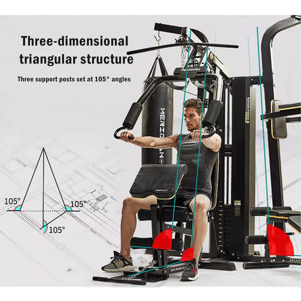 MERIDIAN 705A Multi Function Home Gym Exercise Fitness Boxing Punching Bag Pull Up Equipment Machine