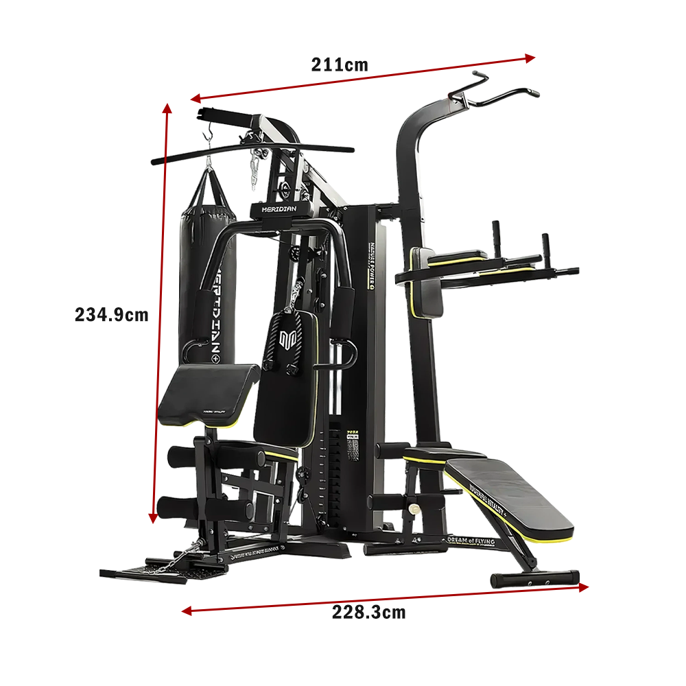 MERIDIAN 705A Multi Function Home Gym Exercise Fitness Boxing Punching Bag Pull Up Equipment Machine