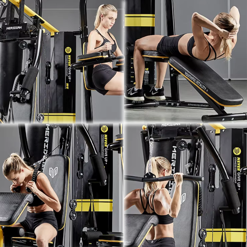 MERIDIAN M6 Weight Training Multifunction System Exercise Workout Fitness Home Gym