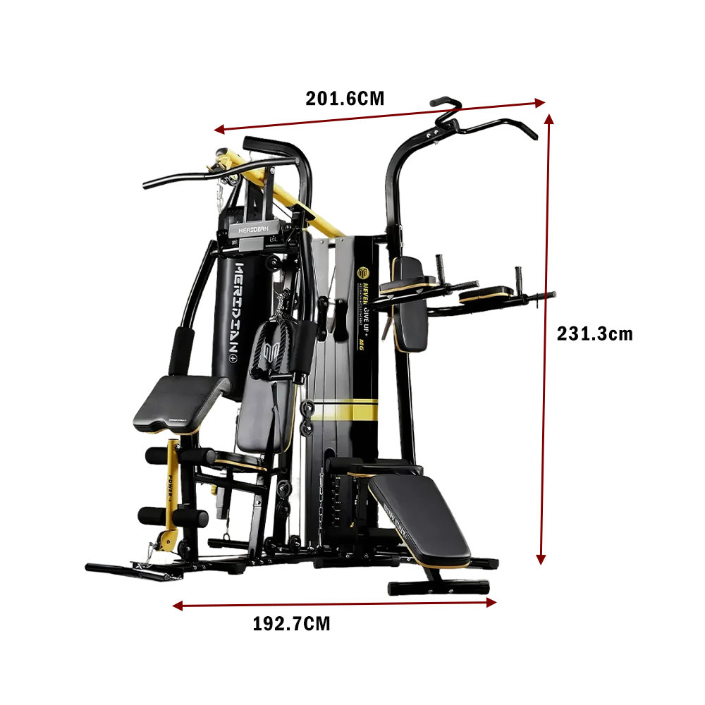MERIDIAN M6 Weight Training Multifunction System Exercise Workout Fitness Home Gym