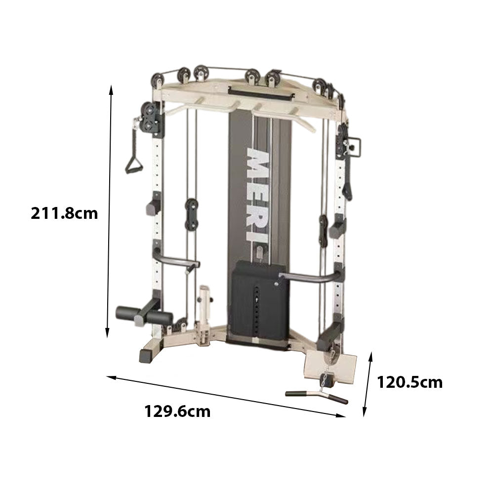 MERIDIAN C3 Steel Stable Structure Multi-Functional Home Power Training Squat Rack Smith Machine