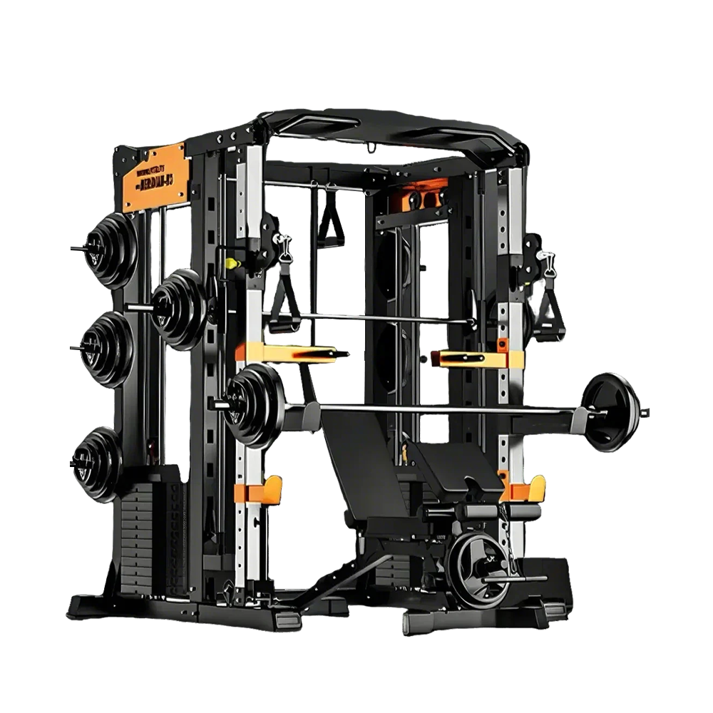 MERIDIAN HS1 Home Gym Multi Function Power Rack Squat Cage Weight Train Equipment Smith Machine