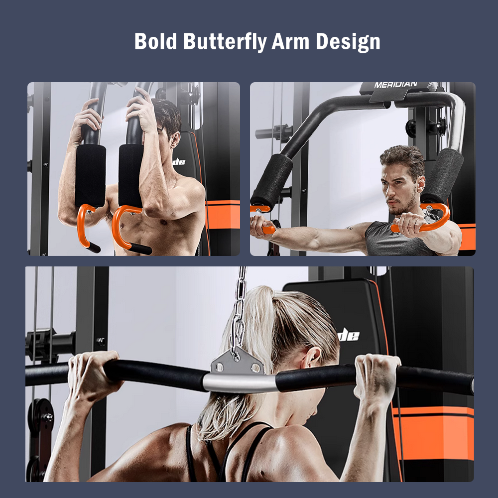 MERIDIAN Q9 Home Gym Multi Function Power Rack Squat Cage Weight Train Equipment Smith Gantry Crane Machine