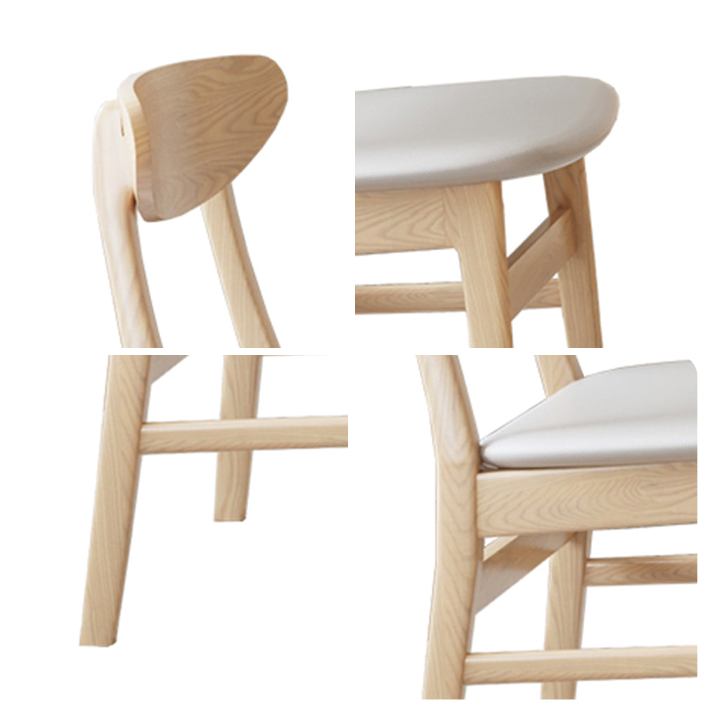 LIVARA DC1064 Modern Minimalist Style Dining Chair Ash Wood Frame