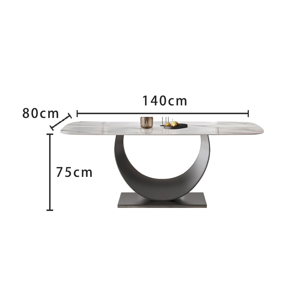LUXORA DT1062 Modern Simplicity Style 140-160-180cm Sintered Stone Dining Table