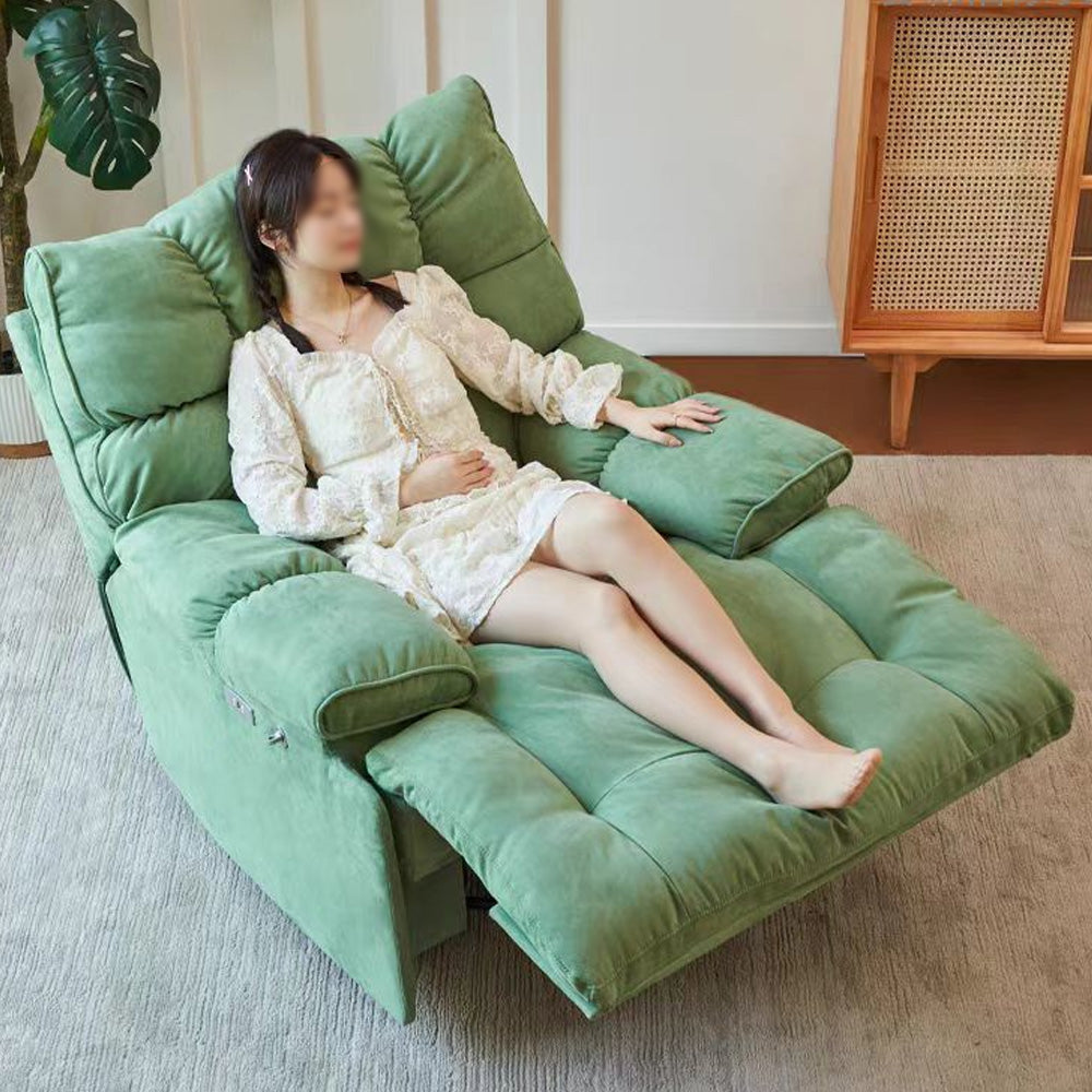 LIVARA EC1028 Matte Fabric Phone Holder Electric Reclining Leisure Chair