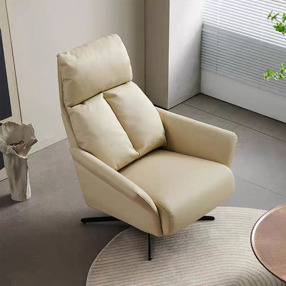 LIVARA EC1058 Rotating Chair with Iron Frame, Foam, Down Feather, and Microfiber