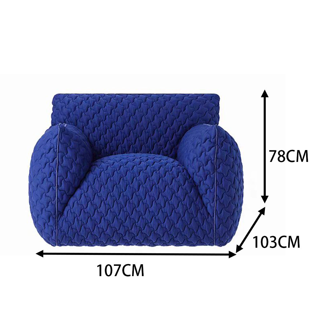 LIVARA EC1080 High Resilience Foam with 3D Fabric Leisure Chair