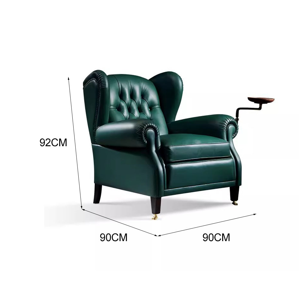 LIVARA EC1201 Wooden Frame Hardware Leisure Chair