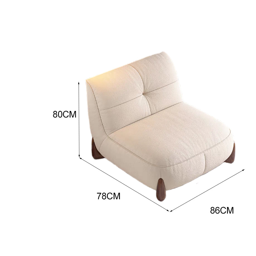 LIVARA EC1235 Pine Wood Frame Leisure Chair