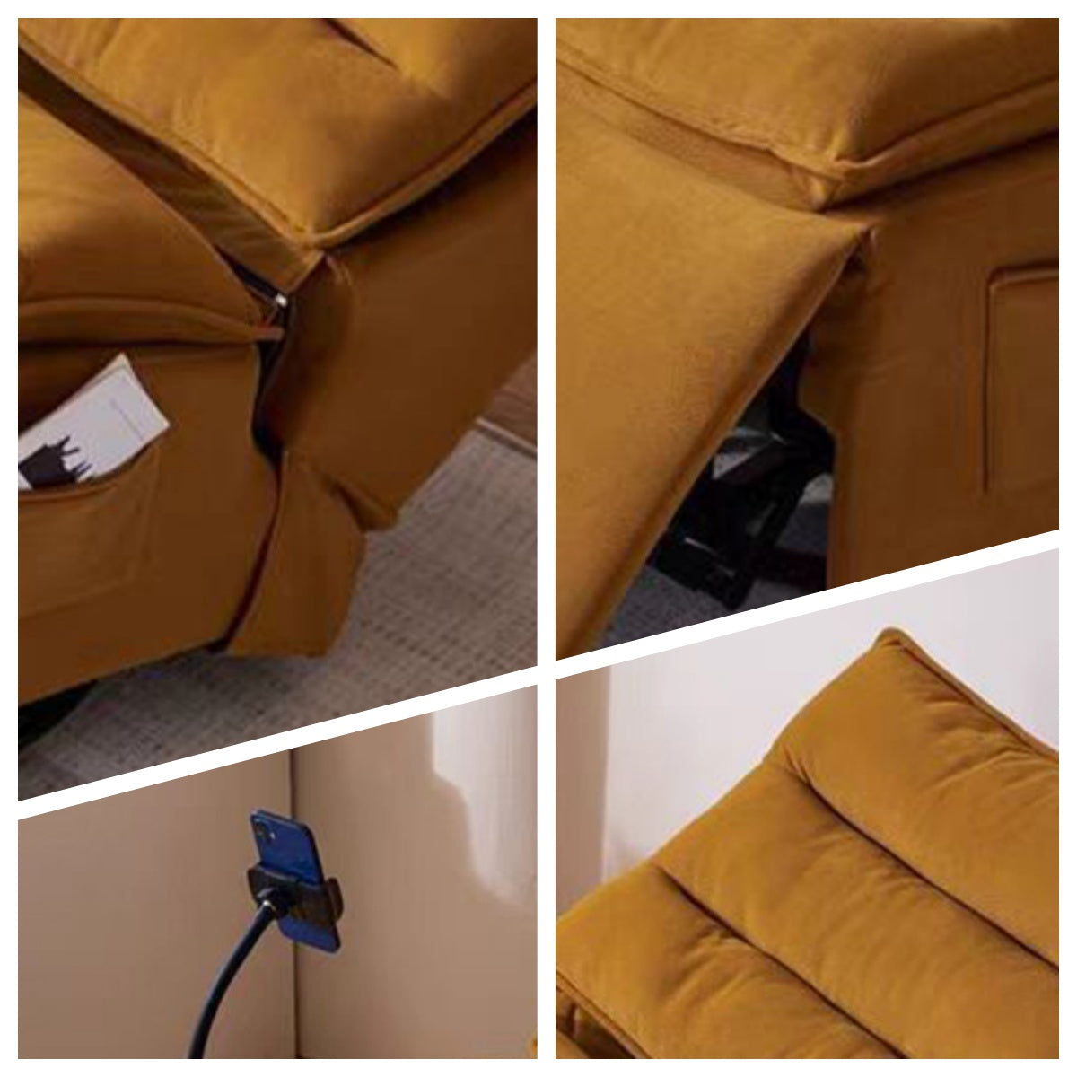 LIVARA EC1239 Modern Style Electric Reclining Leisure Chair