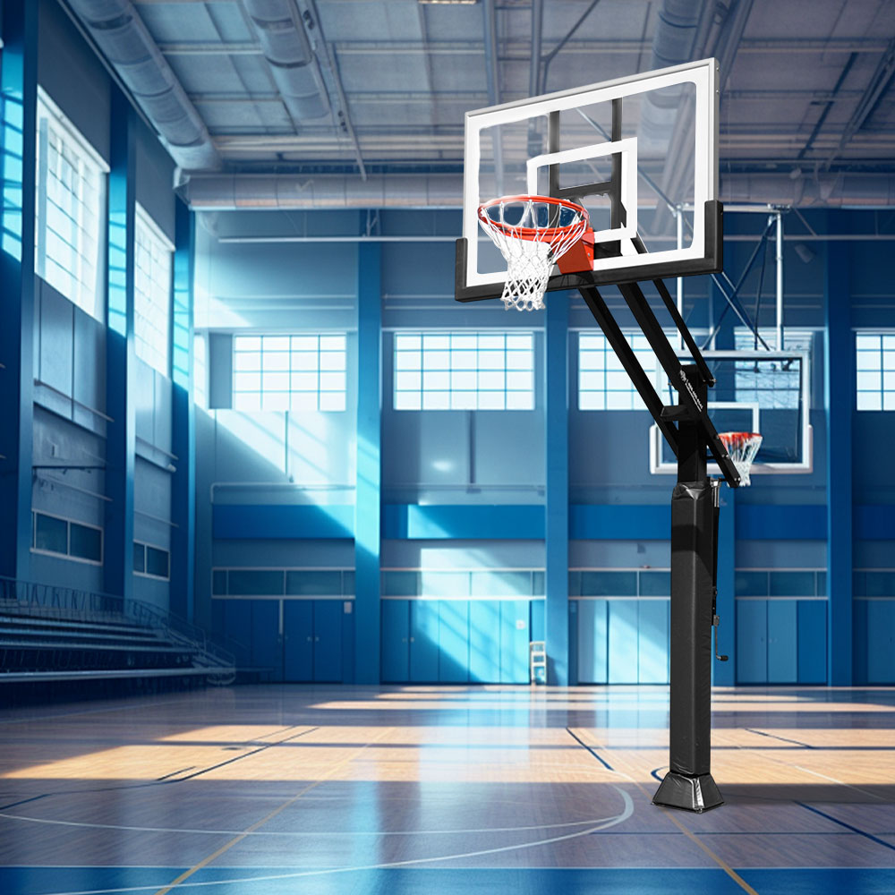 DUNK MASTER M029 Basketball System In Ground Basketball Stand Ring Hoop Ironman Heavy Duty Professional