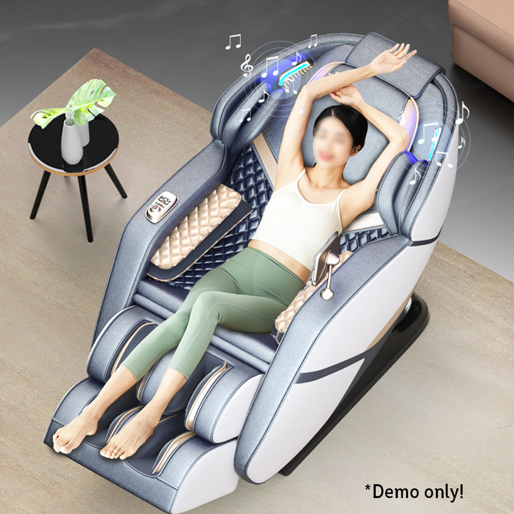 RELAXA V10 SL Track Electric Massage Chair with Zero Gravity - Gray