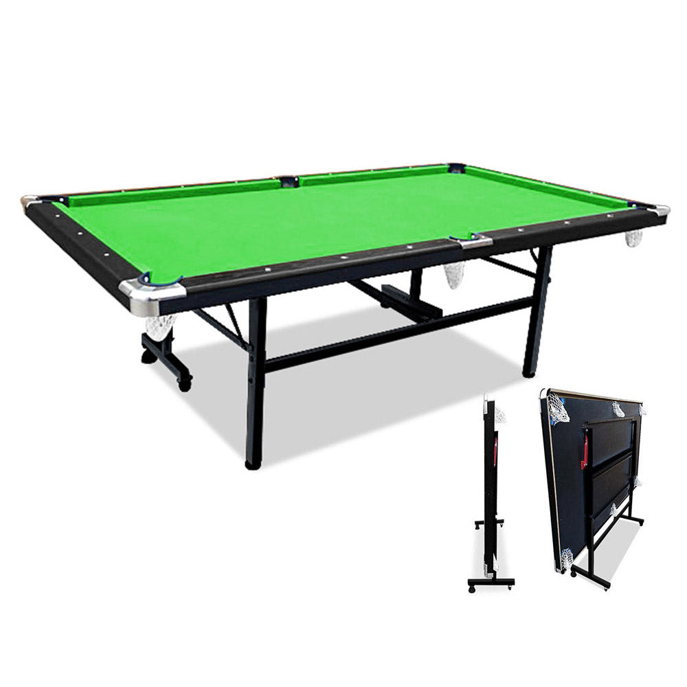 CUETIQ 6FT Free Accessory Foldable Pool Table Billiard Table