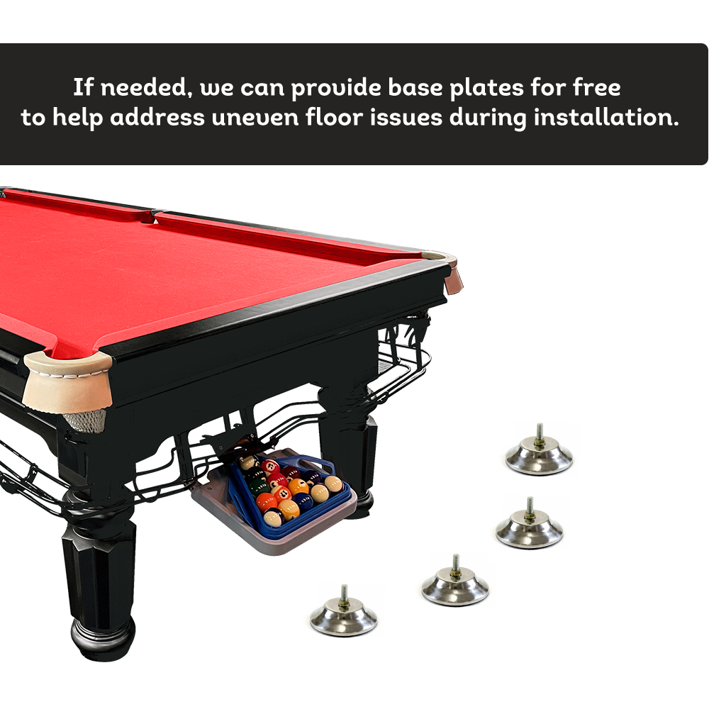 QUESLA 45mm Thickness Slate 8FT Pool Table/Billiard Table Free Installation&Delivery (New Arrival Special $1999.99,Original Price: $2799.99)-Red&Green&Blue&Black