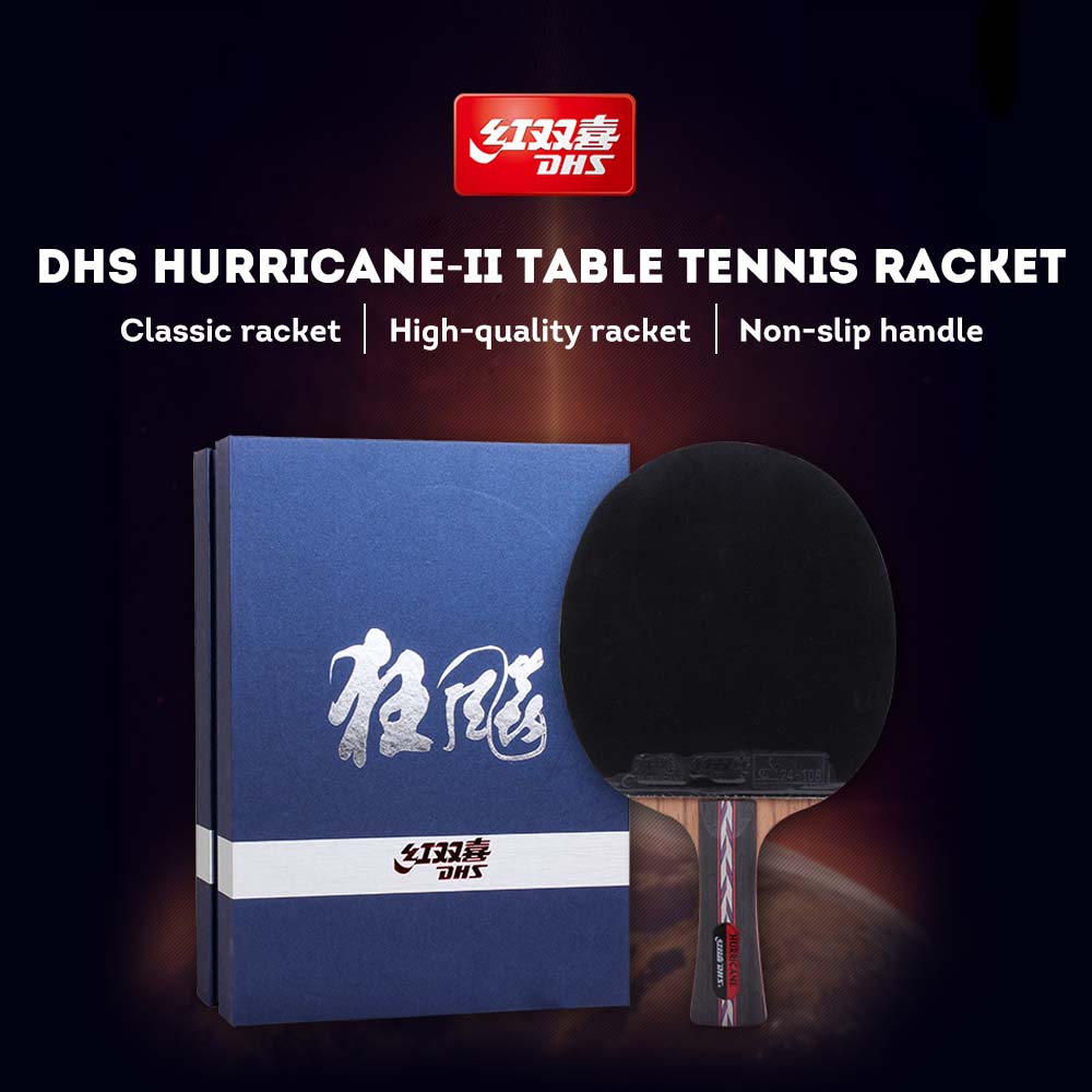 DHS HURRICANE-II Table Tennis Racket/ Ping Pong Racket Paddle