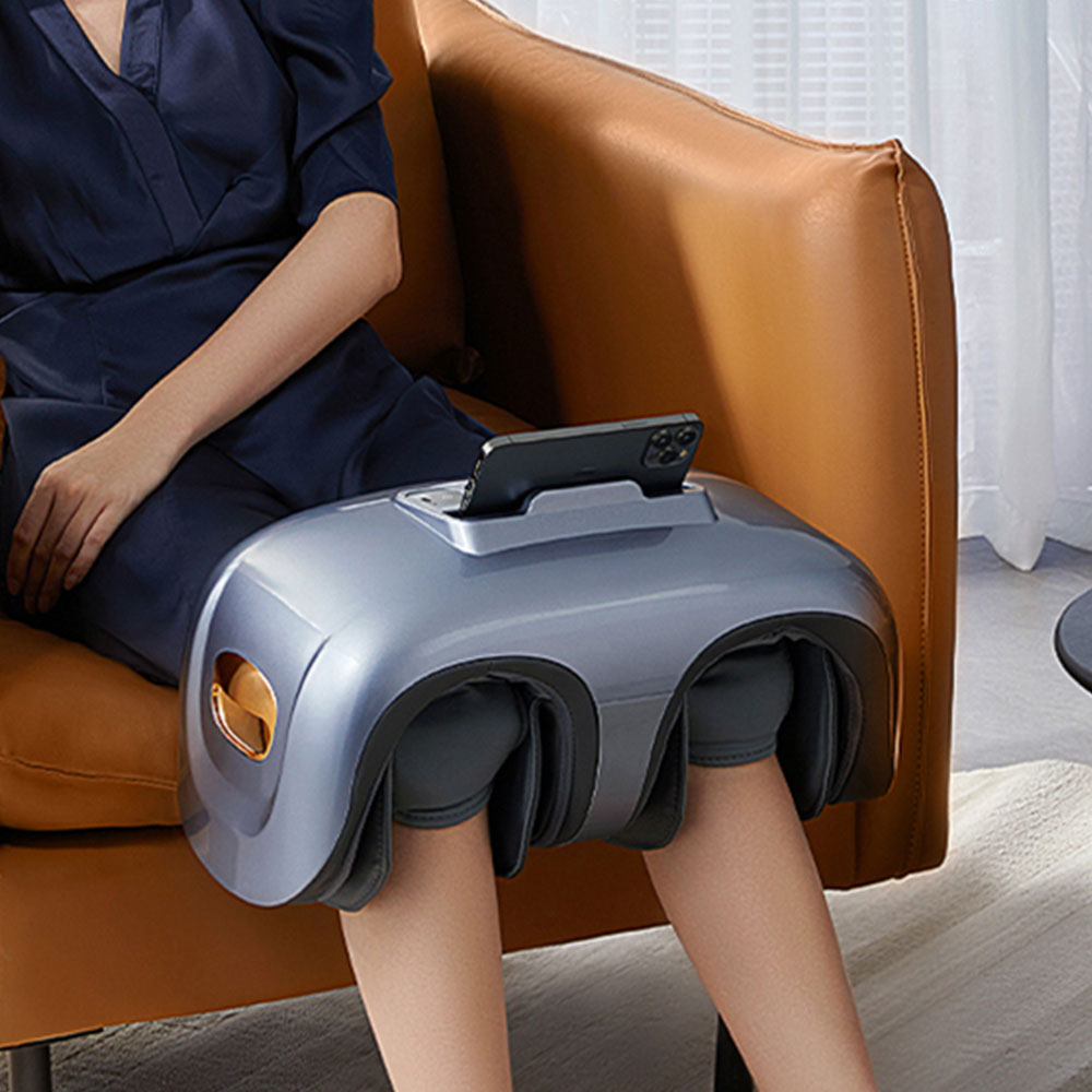 RELAXA G65 3-Level Vibration Massage Knee Massage Device - Blue/White/Pink