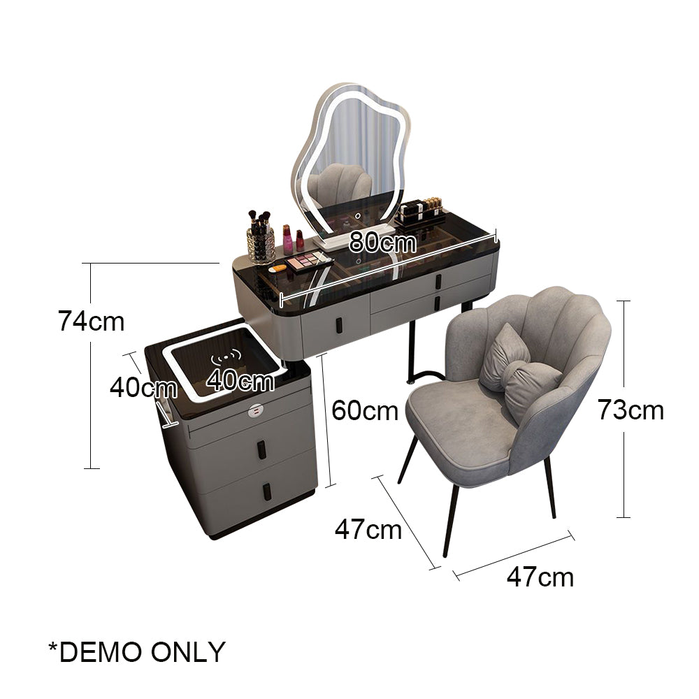 LIVARA 80CM/100CM Length Dressing Table Set Multifunctional Table