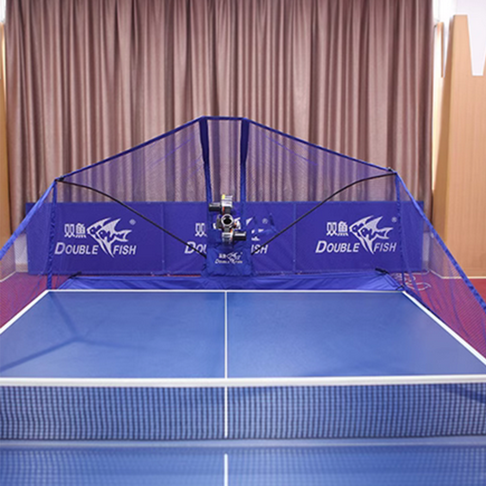 DOUBLE FISH DF E6 Double Rotor Driven Table Tennis Terving Machine-Orange