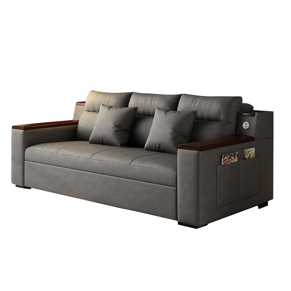 LUXORA 150/180/240cm Length Sponge Filling Sofa Bed w/ Storage Box