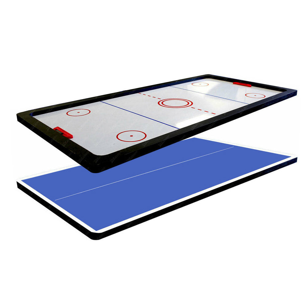 CUETIQ 7FT Air Hockey / Table Tennis Top for Pool Billiard Table