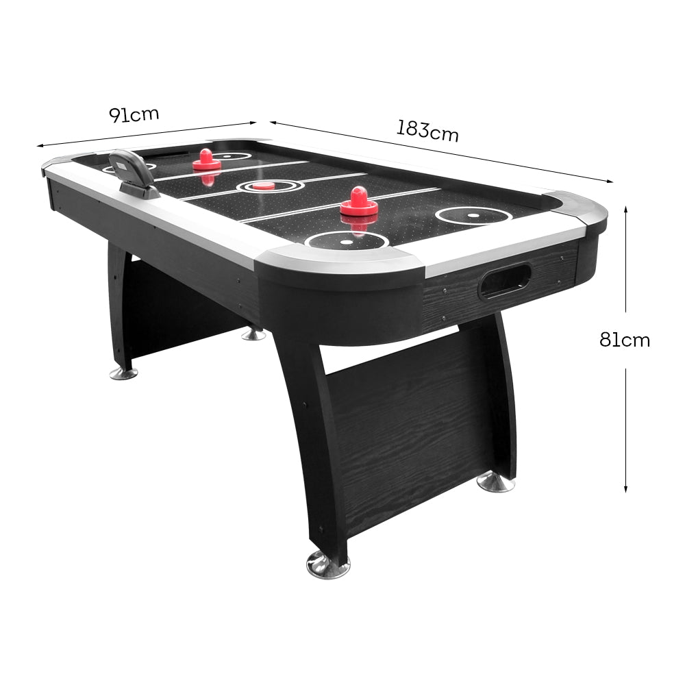 AIRMAX AH13 6FT Air Hockey Table Black