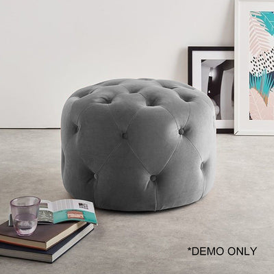 LIVARA Multifunctional Comfortable Footstool - Grey