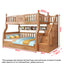 LIVARA 1.5m Solid Wood Frame Bunk Bed w/ Mattresses - Wood