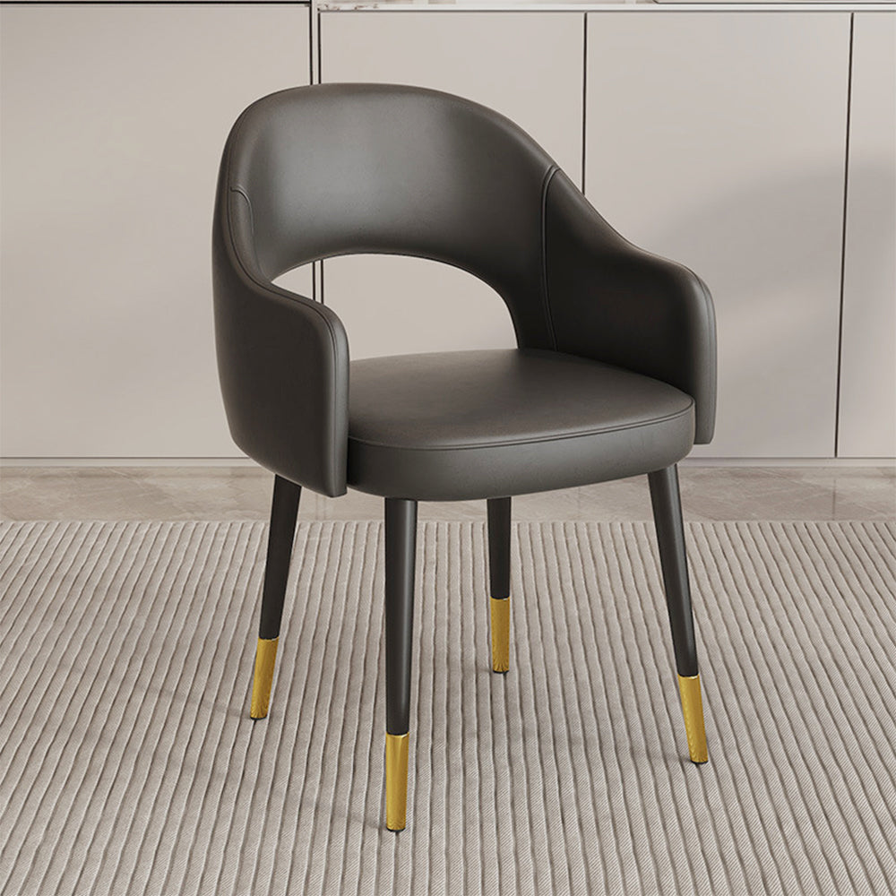 LIVARA Carbon Steel Frame Chair PU Leather Surface