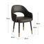 LIVARA Carbon Steel Frame Chair PU Leather Surface