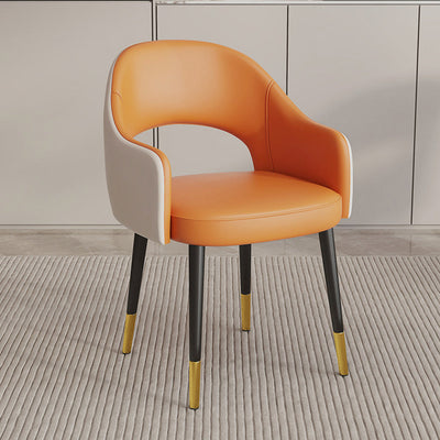 LIVARA Carbon Steel Frame Chair PU Leather Surface