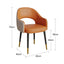 LIVARA Carbon Steel Frame Chair PU Leather Surface