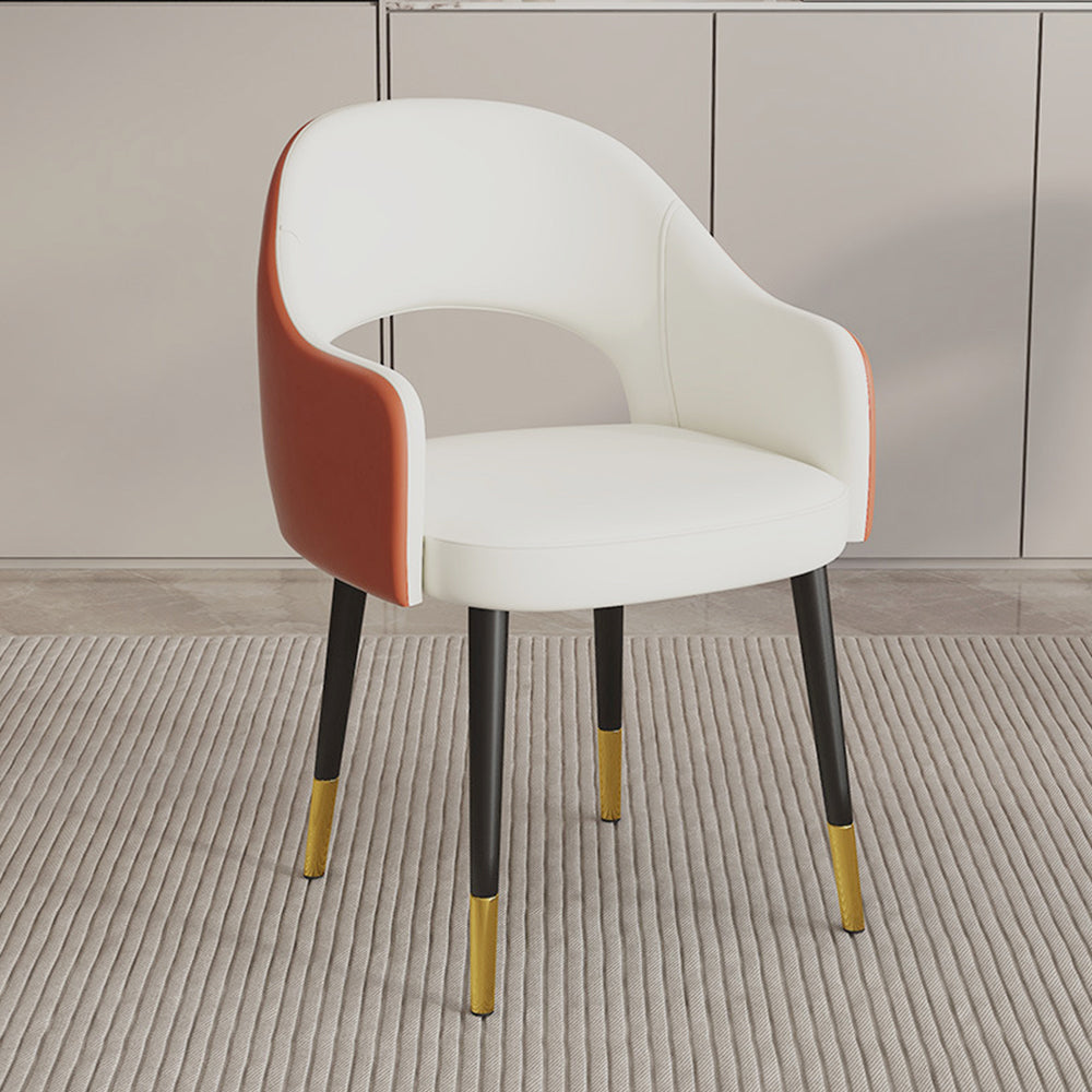 LIVARA Carbon Steel Frame Chair PU Leather Surface