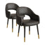 LIVARA Carbon Steel Frame Chair PU Leather Surface