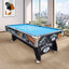 CUETIQ JD LOGO 8FT MDF Pool Snooker Billiards Table Free Accessory