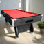 CUETIQ 7FT MDF Pool Snooker Billiard Table with Accessories Pack - Black Frame