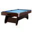 CUETIQ 7FT MDF Pool Snooker Billiard Table with Accessories Pack, Walnut Frame