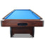 CUETIQ 8FT MDF Walnut Frame Pool Snooker Billiard Table with Accessories Pack