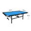 CUETIQ  8FT Foldable Pool Table Blue/Red/Green/Black Felt Billiard Table Free Accessory for Small Room