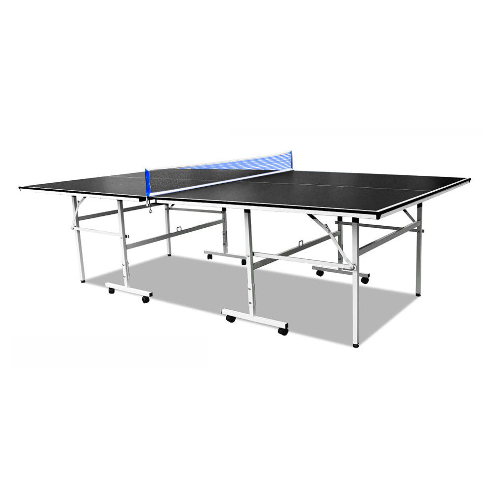 SPINIX Indoor Rollaway 13 Table Tennis Ping Pong Table With Free Accessories