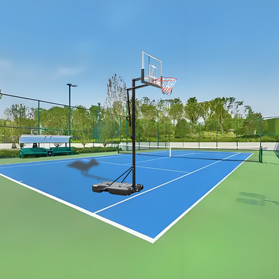 DUNK MASTER M021 Basketball System Portable Basketball Stand Ring Hoop Ironman