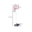 DUNK MASTER M033 Basketball System Portable Basketball Stand Ring Hoop Ironman