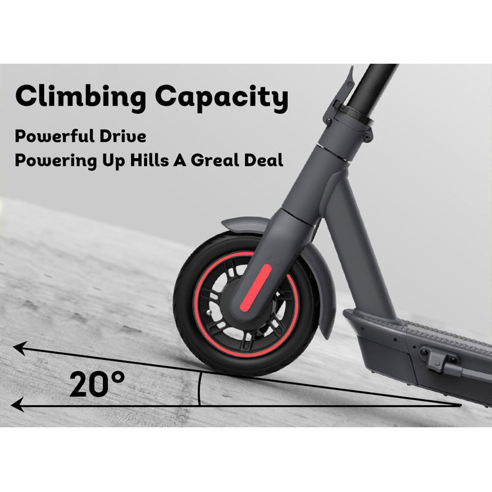 GLIDER M365 MAX Electric Scooter Foldable Motorised Scooters Black 10 Inches 50KM