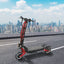 GLIDER ES-M8-Max 2800W*2 60V 21Ah Foldable Electric Scooter Portable LED Display Device - Black&Red