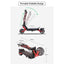 GLIDER ES-M8-Max 2800W*2 60V 21Ah Foldable Electric Scooter Portable LED Display Device - Black&Red