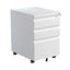 LIVARA 3 Drawers Mobile Filing Cabinet with Lock Home Office