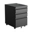 LIVARA 3 Drawers Mobile Filing Cabinet with Lock Home Office